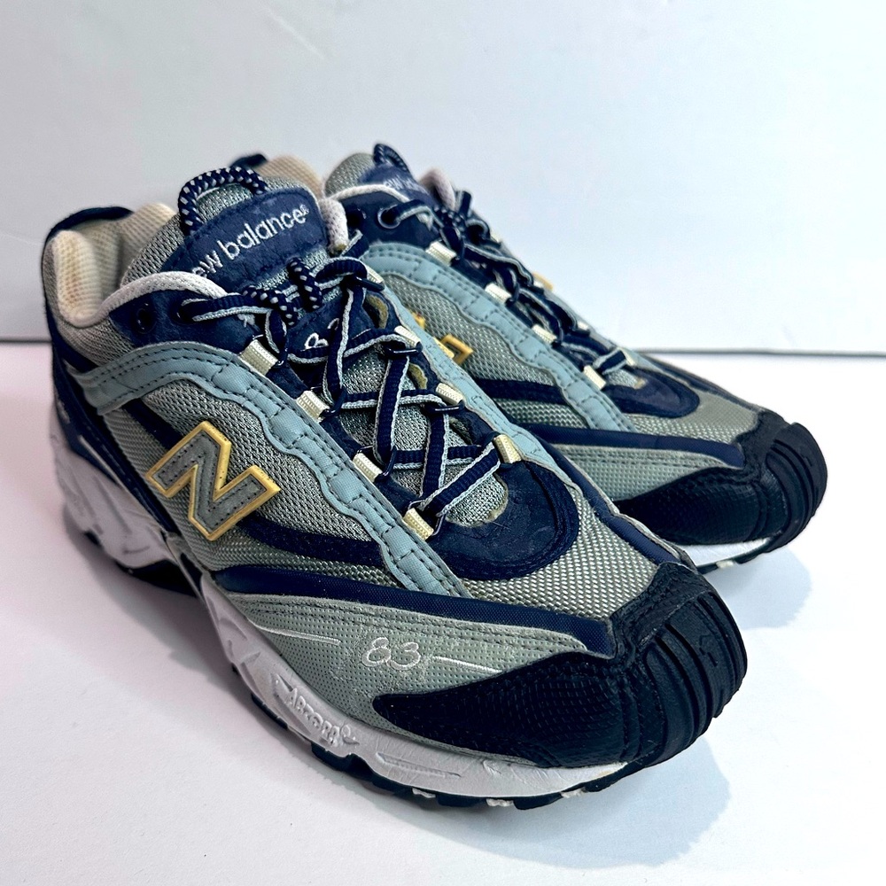 Women’s New Balance Blue and Gray Sneakers - Picture 1 of 7